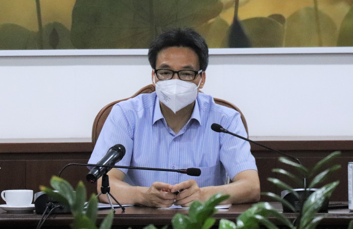 Phó thủ tướng Vũ Đức Đam tại buổi làm việc với quận Phú Nhuận ngày 7/9. Ảnh: Thanh Niên