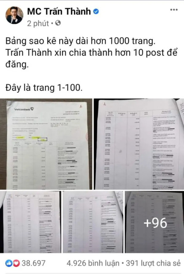 Đàm Vĩnh Hưng bị réo tên sau khi Trấn Thành công khai sao kê, Vũ Hà liền có ngay động thái cực gắt Ảnh 3