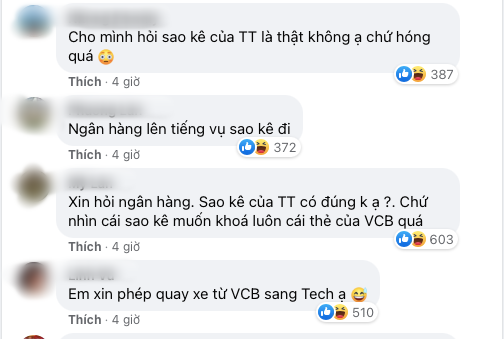 Trấn Thành tung 1000 tờ sao kê, Fanpage Vietcombank bị 'tấn công' phải khoá bình luận, nhận 'bão' 1 sao Ảnh 5