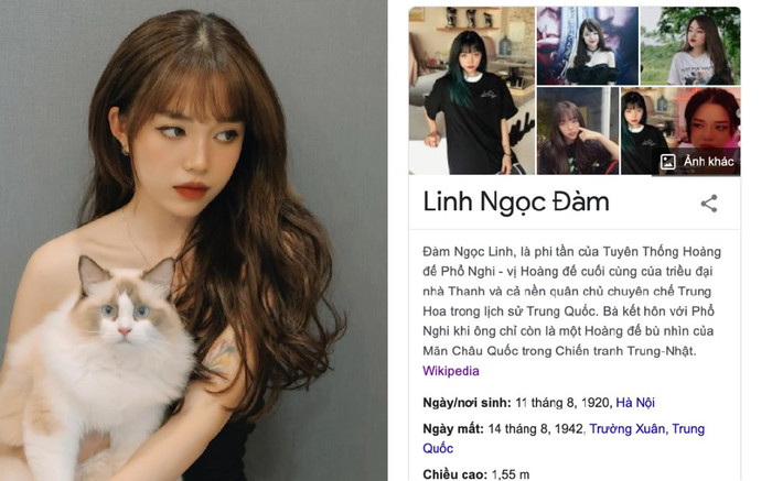 Google hiển thị Linh Ngọc Đàm sinh năm 1920, sự thật phía sau khiến dân mạng 'xỉu up xỉu down' Ảnh 2