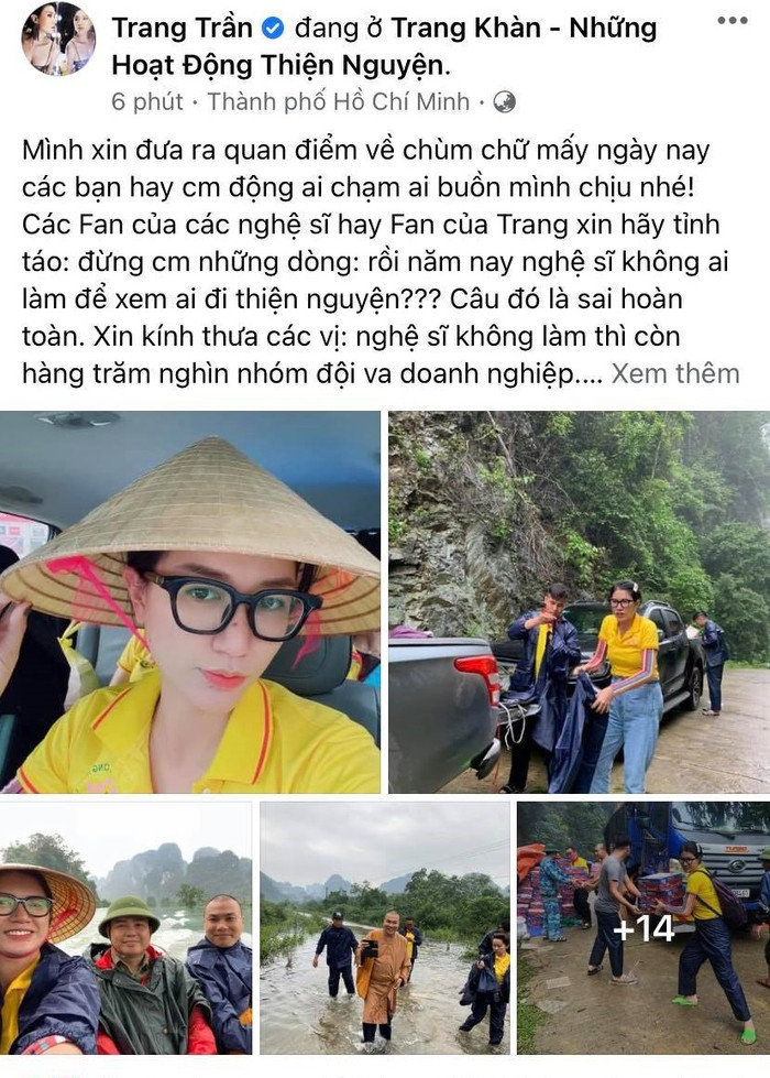 Chia sẻ của Trang Khàn.