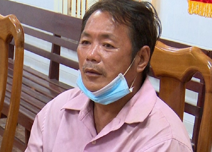 Nguyễn Văn Dũng tại cơ quan điều tra. Ảnh: Zing.vn