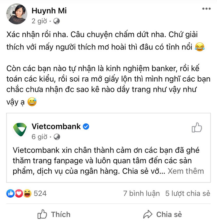 Em gái Trấn Thành nhắc nhẹ người mơ hoài không tỉnh và 'banker mạng'.