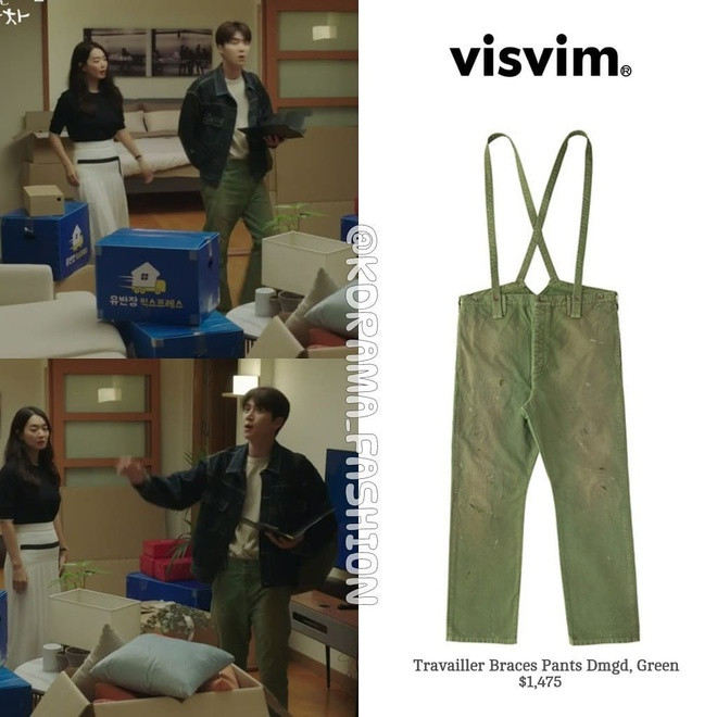 Thợ sửa nhà Hong Doo Shik mặc chiếc quần sương sương 1.475 USD (33.579.850 VNĐ) khi tư vấn cho khách hàng. 