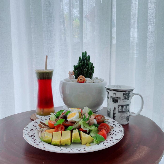 Những bữa ăn đủ màu sắc, ngon mắt, ngon miệng. 