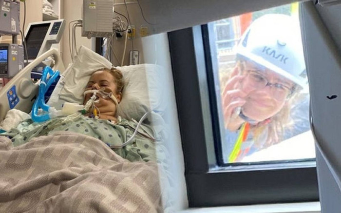 Leo lên mái nhà nhìn mặt người mẹ nhiễm Covid-19 lần cuối, cô con gái khiến nhiều người cay mắt Ảnh 2