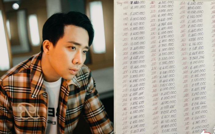 Vụ ồn ào sao kê của Trấn Thành: Xuất hiện loạt clip chép tay, tính bằng Excel nhưng kết quả lại khác nhau Ảnh 2