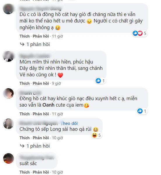 Netizen thích thú động viên Phương Oanh.