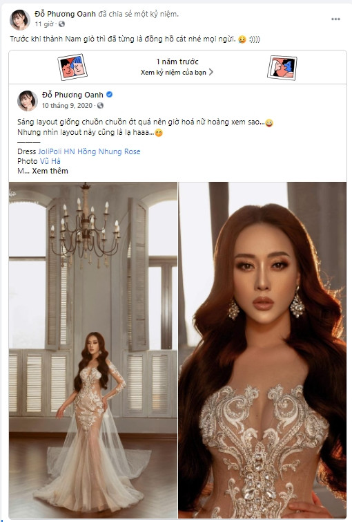 Phương Oanh đáp trả khi bị chê mập.