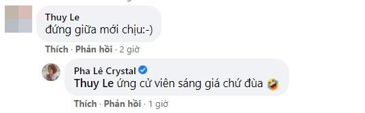  Nhìn vào bức ảnh nữ ca sĩ chia sẻ, dễ dàng nhận ra chân dài đứng vị trí ngay giữa. 