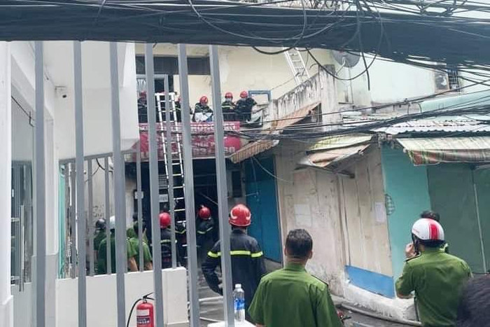 Hiện trường xảy ra vụ hoả hoạn. (Ảnh: PCCC).
