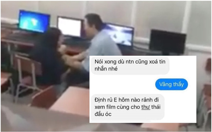Thầy giáo đã có vợ con bị tố quấy rối nữ sinh, nhắn tin 'gạ' đi chơi riêng rồi liên tục nhắc xóa tin nhắn Ảnh 2