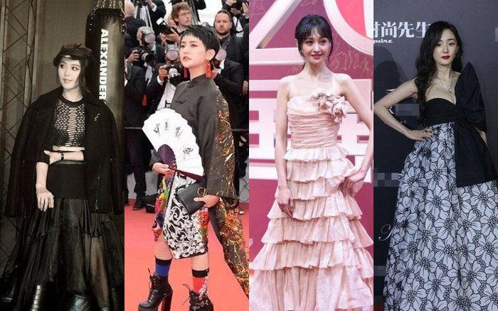 Hết hồn với những bộ cánh thảm họa của dàn sao Hoa ngữ khi tham dự sự kiện: Đường Yên - Dương Mịch có tên Ảnh 2