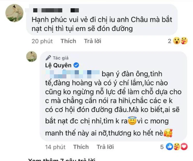 Fan 'hăm dọa' Lâm Bảo Châu, Lệ Quyên một mực đứng ra bảo vệ và tiết lộ tính cách của chàng người mẫu Ảnh 3