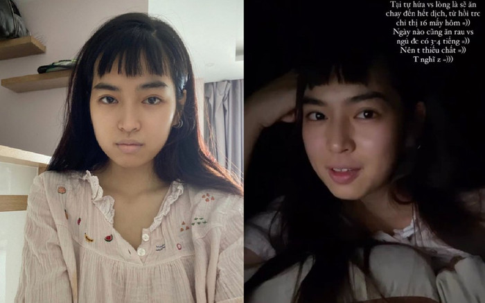 Khánh Vân chia sẻ hình ảnh mặt mũi xanh xao khiến fan lo sốt vó, không ngờ mắc phải thói quen đáng lên án Ảnh 2