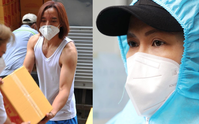 Việt Hương xúc động vì ông xã bị thương ở chân nhưng vẫn nén cơn đau để cùng mình làm thiện nguyện Ảnh 2