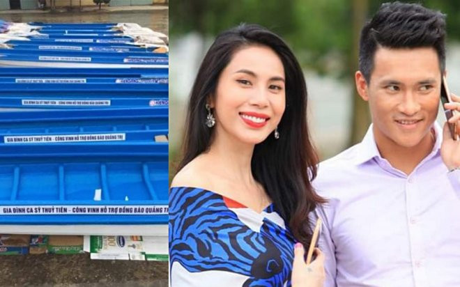 Thực hư việc 10 chiếc thuyền máy cứu trợ lũ lụt để tên riêng của Thủy Tiên và Công Vinh? Ảnh 2