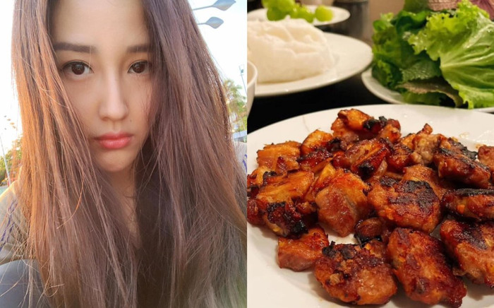 Hoa hậu Mai Phương Thúy 'chật vật' khi làm món bún chả bằng lò nướng Ảnh 2