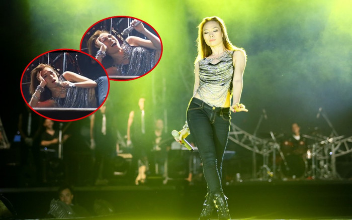 'Nằm dài' hát trên sân khấu, Mỹ Tâm vẫn khiến dân tình 'đau tim' khi bắn highnote ầm ầm Ảnh 2