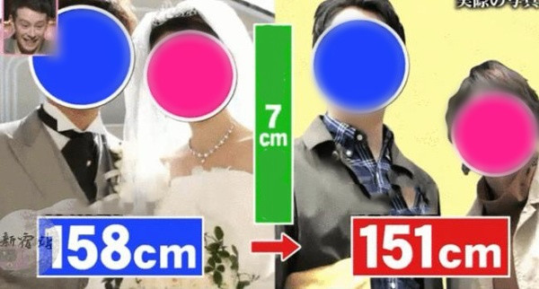 Chiều cao của cô khi mới cưới là 1m58 nhưng sau 2 năm chỉ còn 1m51, giảm 7cm trong 2 năm.