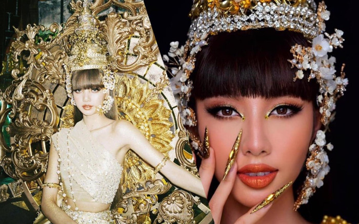 Miss Grand VietNam Thùy Tiên cosplay Lisa, fan ngây ngất vì quá đẹp Ảnh 2