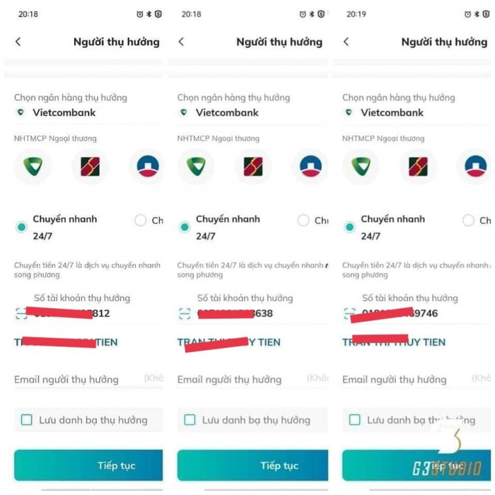 Đến lịch sử giao dịch của các mạnh thường quân với các số tài khoản khác nhau, không phải chỉ có duy nhất số tài khoản có đuôi 746 như Thủy Tiên khẳng định.