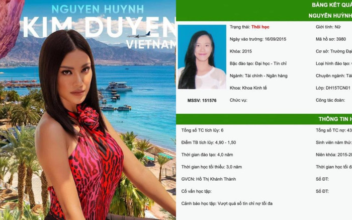 Rộ tin đồn Á hậu Kim Duyên lộ bảng điểm 'lẹt đẹt' đến mức bị trường cho thôi học? Ảnh 2