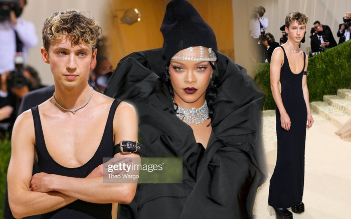 Mặc đầm dài quét đất, mỹ nam tại Met Gala bị tò mò về cách đi vệ sinh Ảnh 2