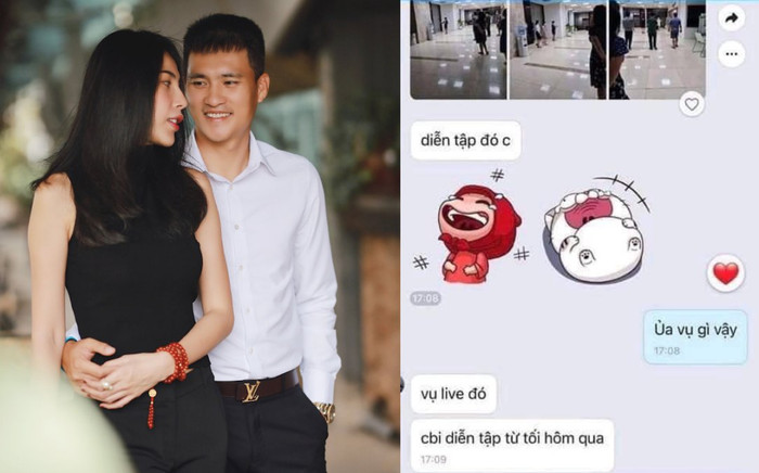 Xôn xao ảnh vợ chồng Thủy Tiên - Công Vinh 'tập dợt' cho buổi livestream sao kê? Ảnh 2