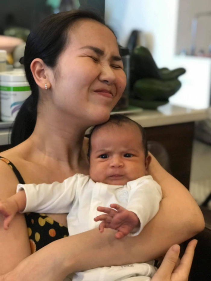 Võ Hạ Trâm cho biết cô thích tạng người có da có thịt chứ không phải mình dây nên số kg này kèm theo tập luyện thì cơ sẽ săn chắc và đầy sức sống. 