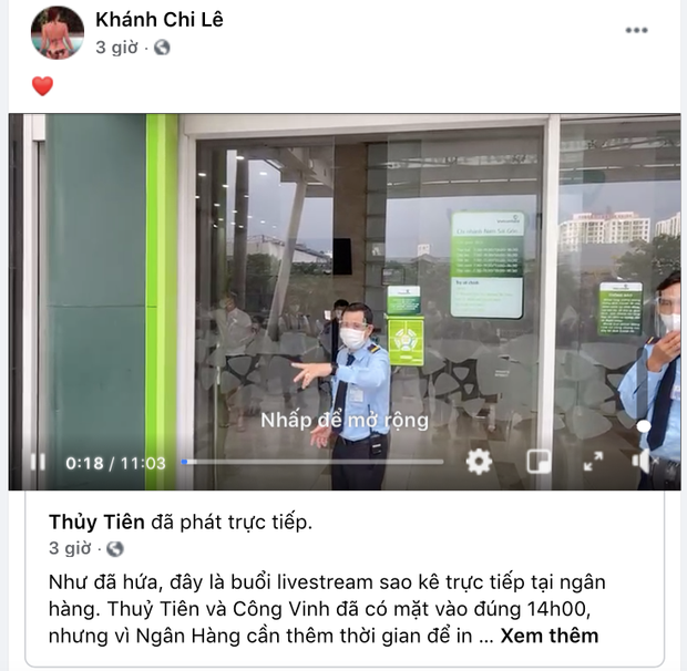 Chia sẻ của Khánh Chi.
