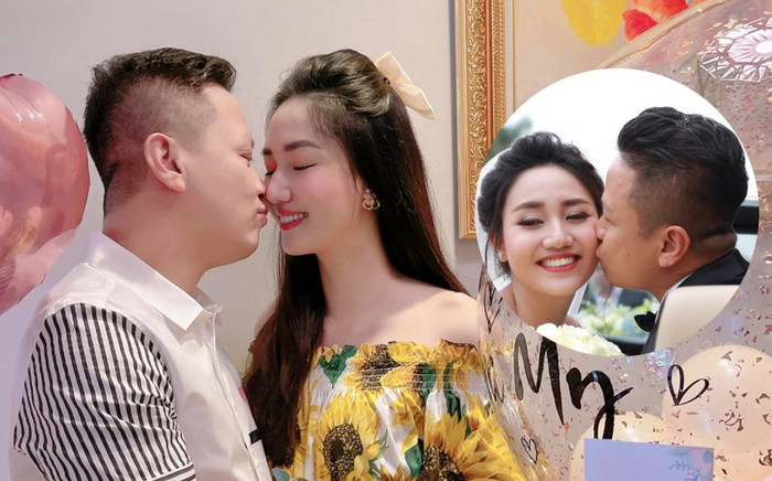 Á hậu Ngô Trà My khóa chặt môi chồng trong sinh nhật: Fan vẫn tiếc cho nhan sắc không thi quốc tế Ảnh 2