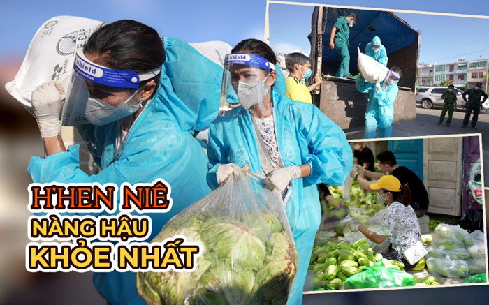 Đi tình nguyện tự tay khiêng 50kg gạo, H'Hen Niê quả là nàng Hậu khỏe nhất Vbiz Ảnh 2