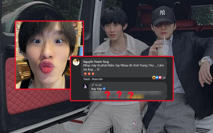 Fan ra đây mà xem Sơn Tùng và Kay Trần tương tác sặc mùi 'cẩu lương' ngày Trung Thu đây này Ảnh 2