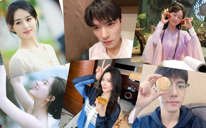 Loạt sao Cbiz khoe ảnh mừng Tết Trung Thu: Triệu Lệ Dĩnh đẹp hút hồn, Tiêu Chiến - Dương Tử dễ thương Ảnh 2