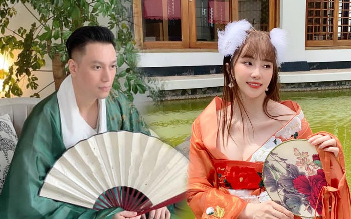 Hậu nghi vấn sống chung, Quỳnh Nga và Việt Anh cùng hóa chị Hằng chú Cuội 'hạ phàm' chơi trăng Ảnh 2