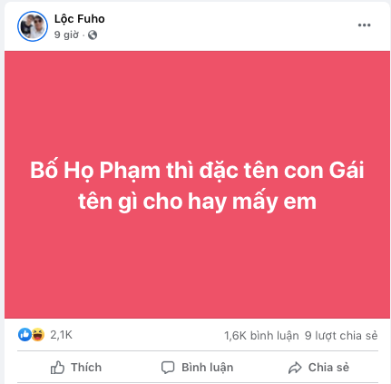 Lộc Fuho xin cộng đồng mạng tư vấn đặt tên con, tiết lộ giới tính em bé Ảnh 4
