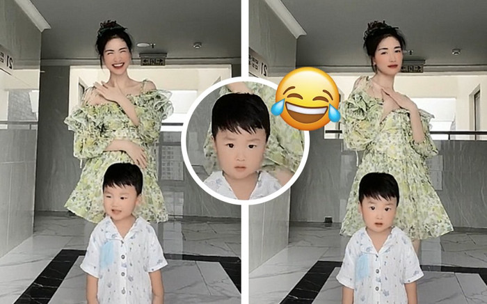 Rủ rê con trai bắt trend 'Hương', Hòa Minzy bị chiếm spotlight với biểu cảm 'khó đỡ' từ bé Bo Ảnh 2
