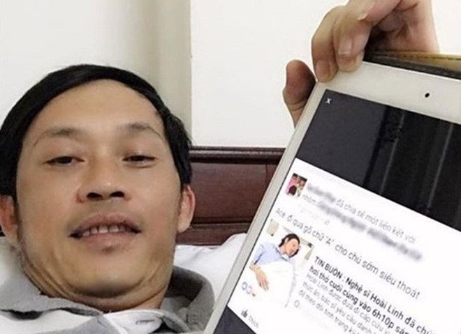 Nam danh hài bên cạnh thông tin bịa đặt về mình