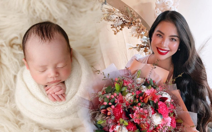 Hoa hậu Phạm Hương lần đầu công khai hình ảnh rõ mặt của con trai thứ hai Ảnh 2
