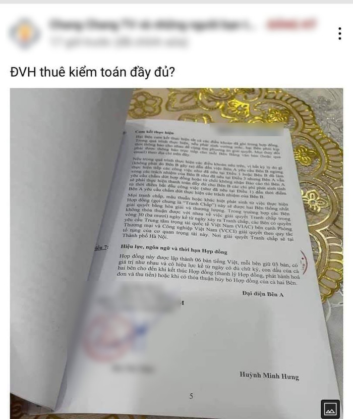 Xôn xao hợp đồng kiểm toán của Đàm Vĩnh Hưng sau tuyên bố kiện CEO Đại Nam? Ảnh 4