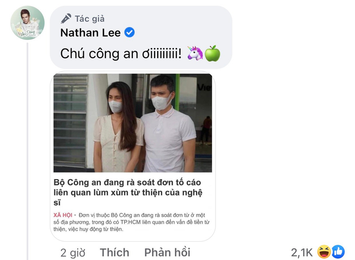 Nathan Lee không ngần ngại 'cà khịa' thẳng mặt vợ chồng Thủy Tiên - Công Vinh.