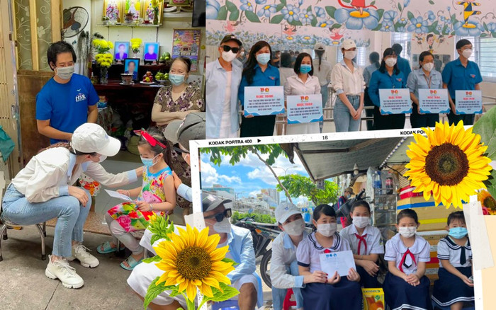 Ngọc Trinh trao học bổng cho trẻ em mồ côi vì đại dịch Covid-19 Ảnh 2