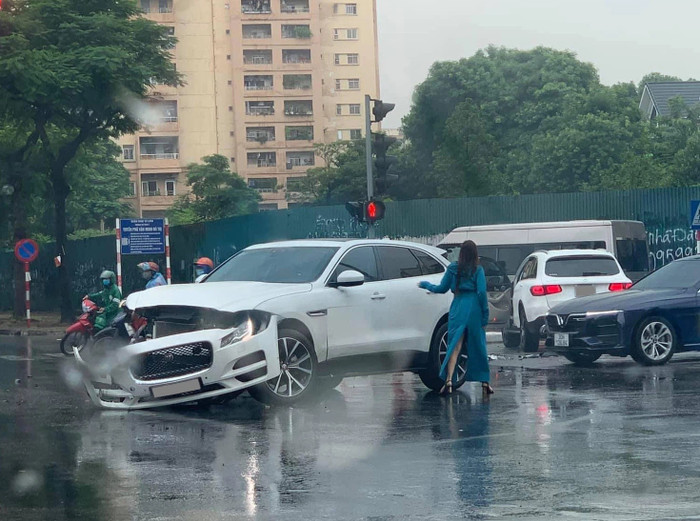 Hiện trường xảy ra vụ va chạm. (Ảnh: MXH).