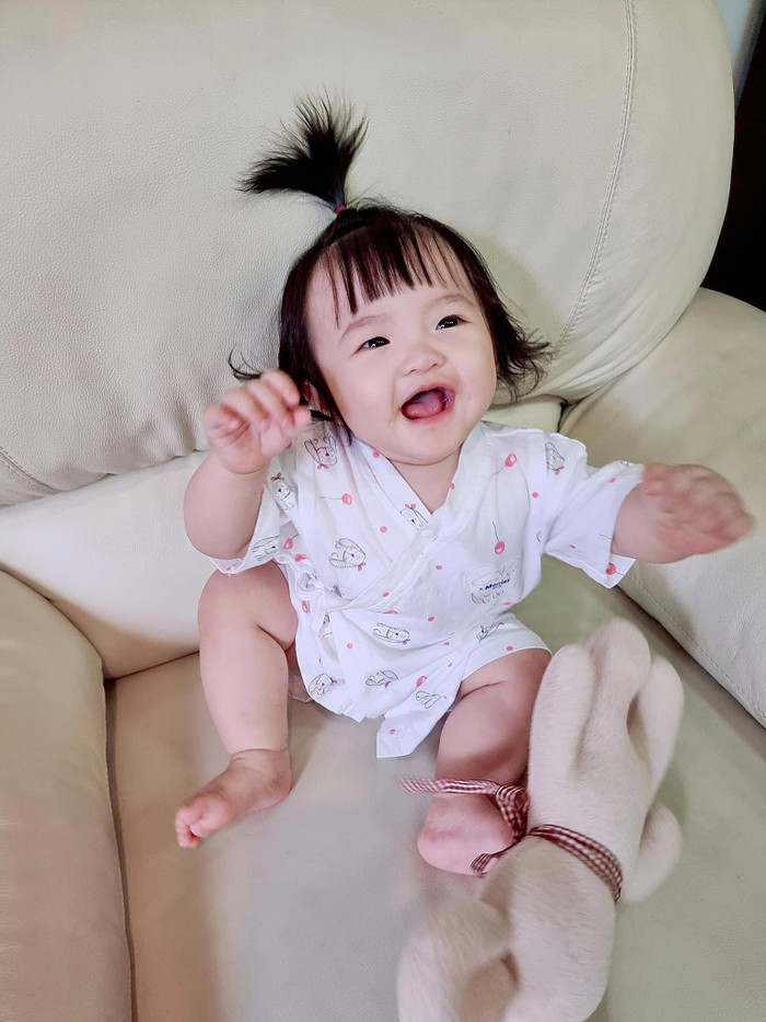 Khoảnh khắc đáng yêu này của Winnie khiến fan rất thích thú.