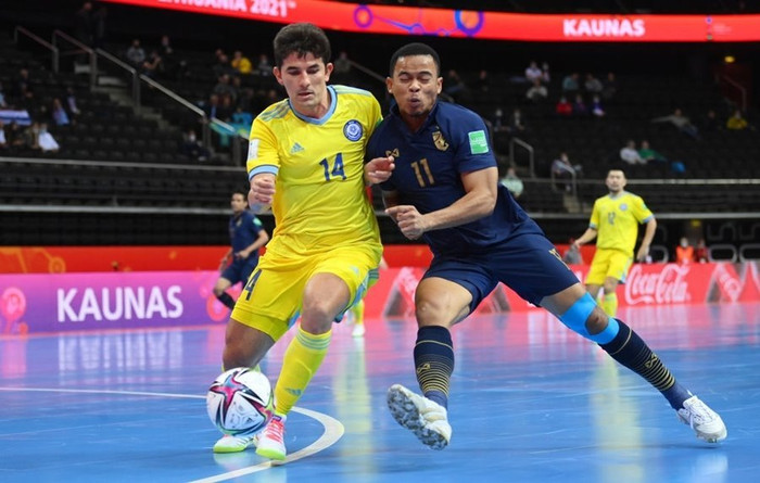 Thái Lan chia tay VCK Futsal World Cup 2021 sau thất bại 0-7.