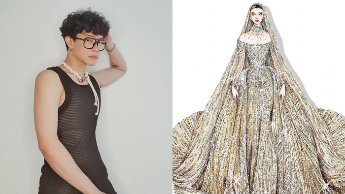 Trước đó, anh chàng đã được biết đến trong giới mộ điệu khi từng diễn hoạ cho nhiều NTK lớn trong và ngoài nước. 