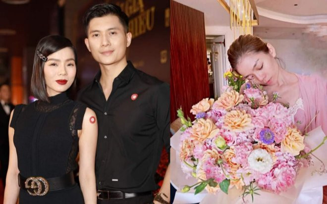 Lệ Quyên rạng rỡ nhan sắc khi nhận hoa kỷ niệm yêu đương cùng Lâm Bảo Châu Ảnh 2