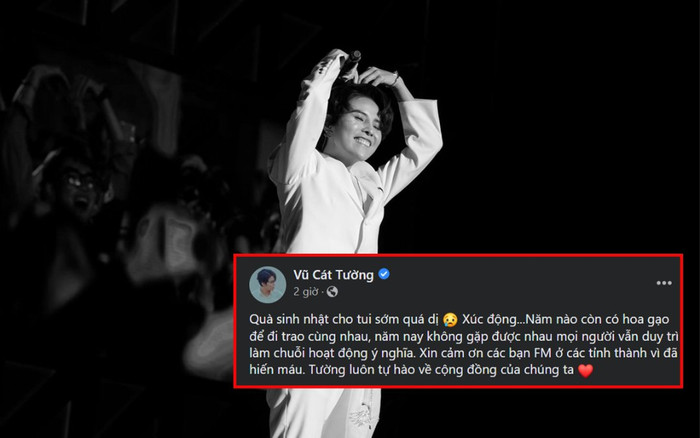 Trước thềm tuổi mới, Vũ Cát Tường xúc động khi fanclub cùng nhau thực hiện món quà ý nghĩa này Ảnh 2