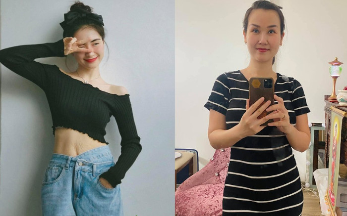 Hòa Minzy hạnh phúc khoe 'vết rạn' chằng chịt sau sinh, Võ Hạ Trâm thách thức 'đọ bụng' Ảnh 2